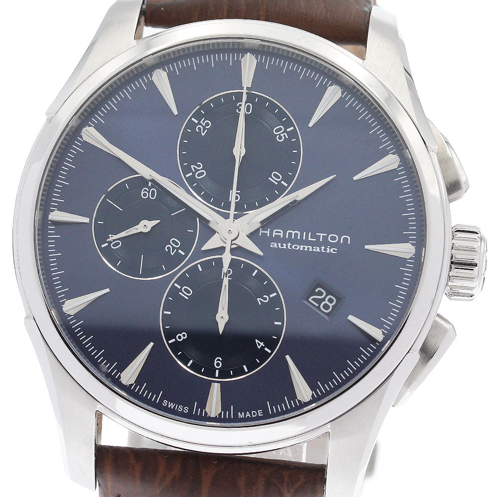 HAMILTON Jazz master H325860 Chronograph Navy Dial Automatic Men's Watch_922880