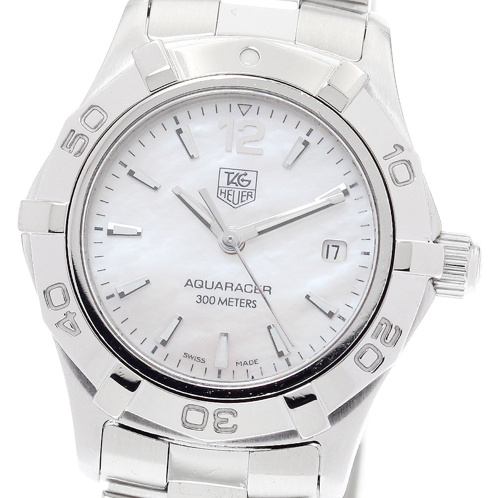 TAG HEUER Aqua racer WAF1414 White shell dial White shell Dial Quartz Ladies Watch_922888