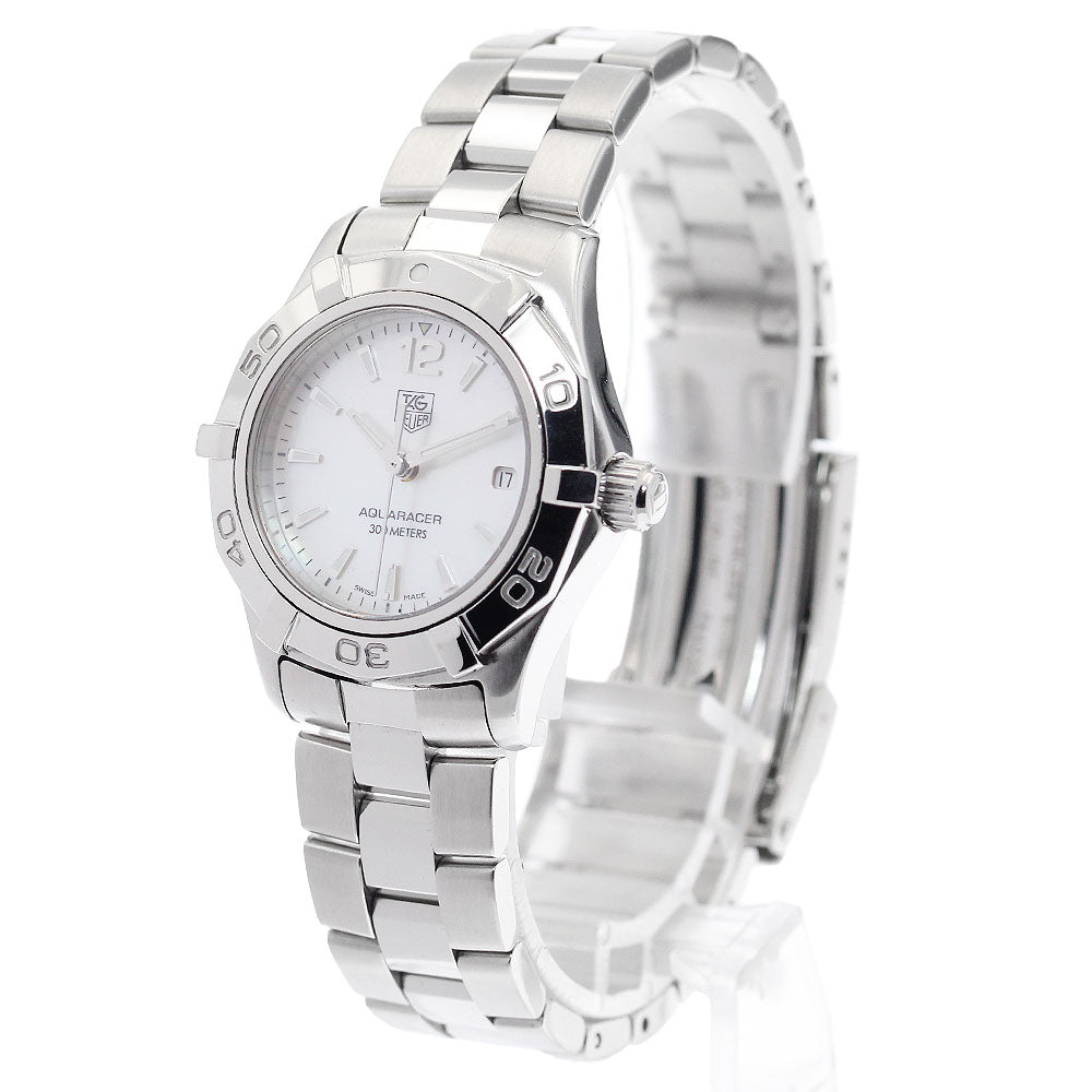 TAG HEUER Aqua racer WAF1414 White shell dial White shell Dial Quartz Ladies Watch_922888