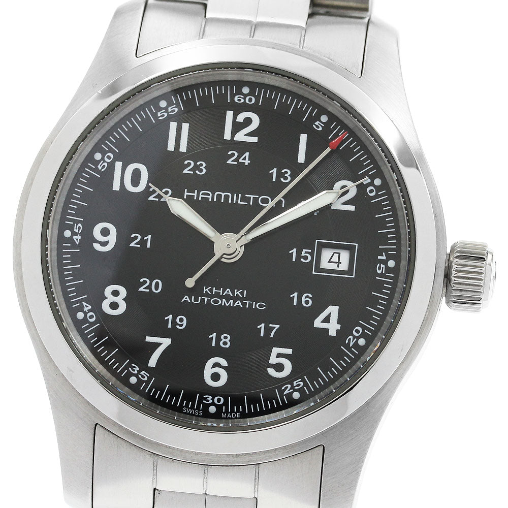 HAMILTON Khaki field H706050 Date black Dial Automatic Men's Watch_922890