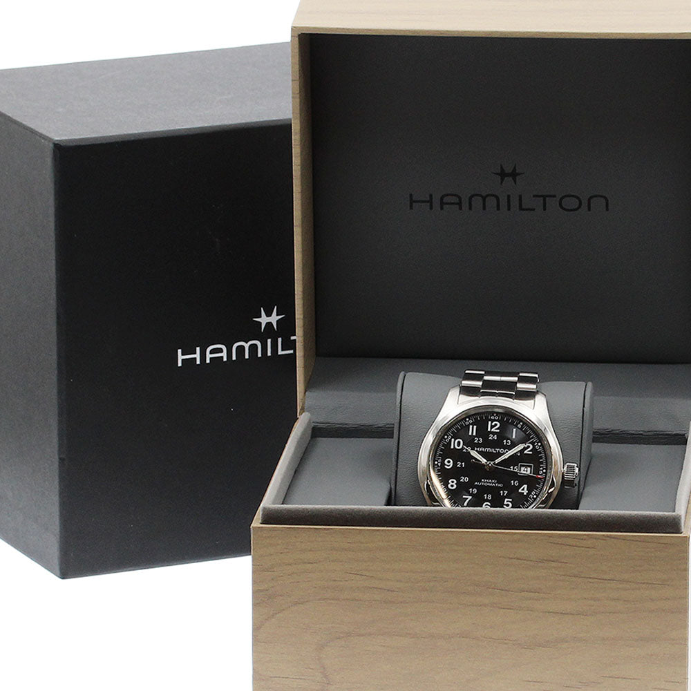 HAMILTON Khaki field H706050 Date black Dial Automatic Men's Watch_922890