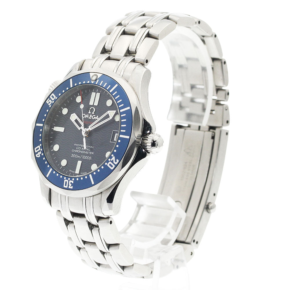OMEGA Seamaster300 2222.80 Date Co-Axial Navy Dial Automatic Boy's Watch_922900