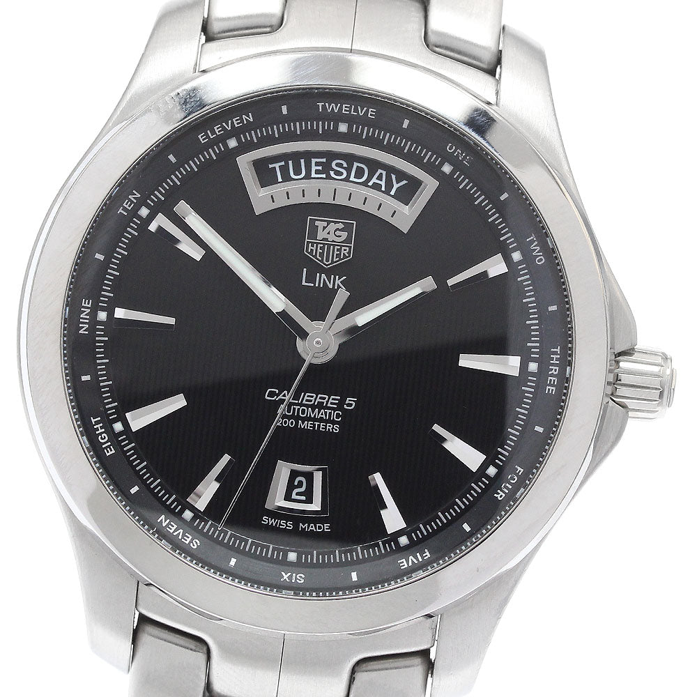 TAG HEUER Link caliber 5 WJF2010 black Dial Automatic Men's Watch_922901