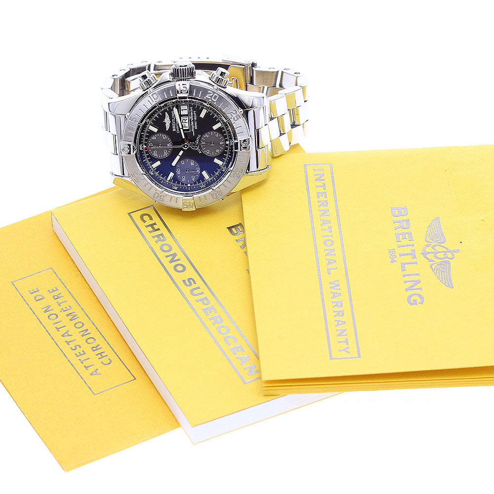 BREITLING Super Ocean A13340 Chronograph Gray / black Dial AT Men's Watch_922904