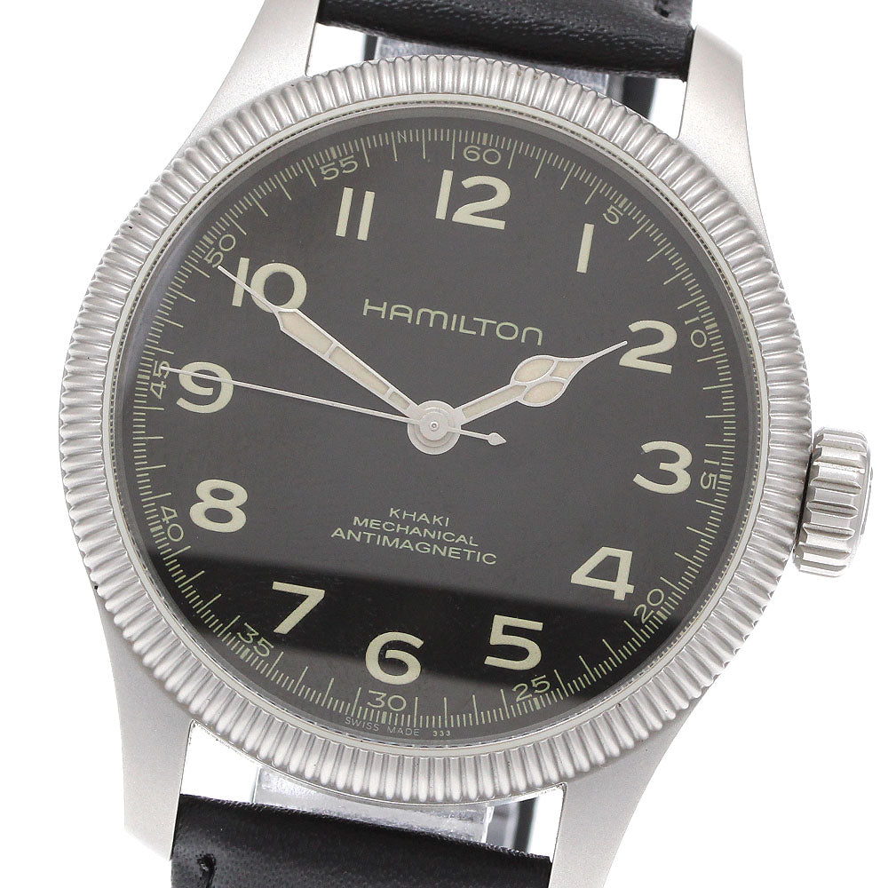 HAMILTON Khaki field mechanical H604190 black Dial Automatic Men's Watch_922907