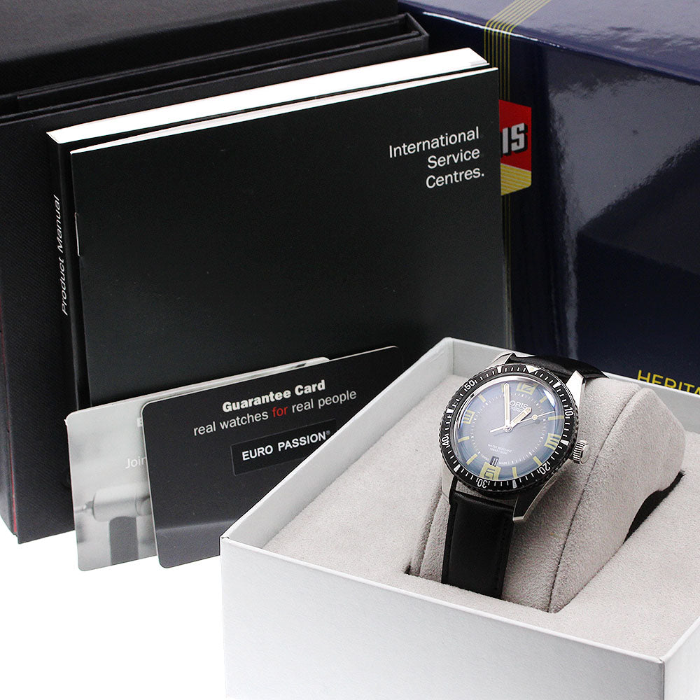 ORIS Divers 65 7707 Date Blue gray Dial Automatic Men's Watch_922911