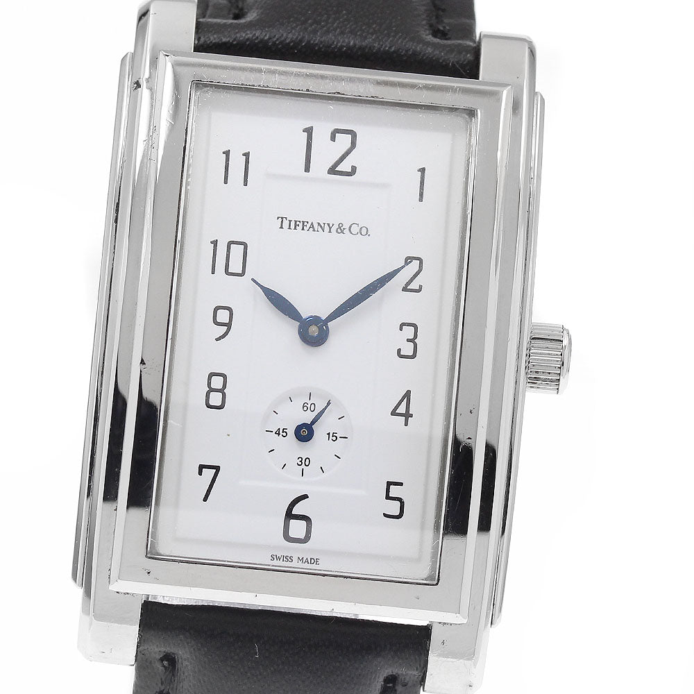 TIFFANY&Co. Ground Small seconds White Dial Quartz Men's Watch_922917