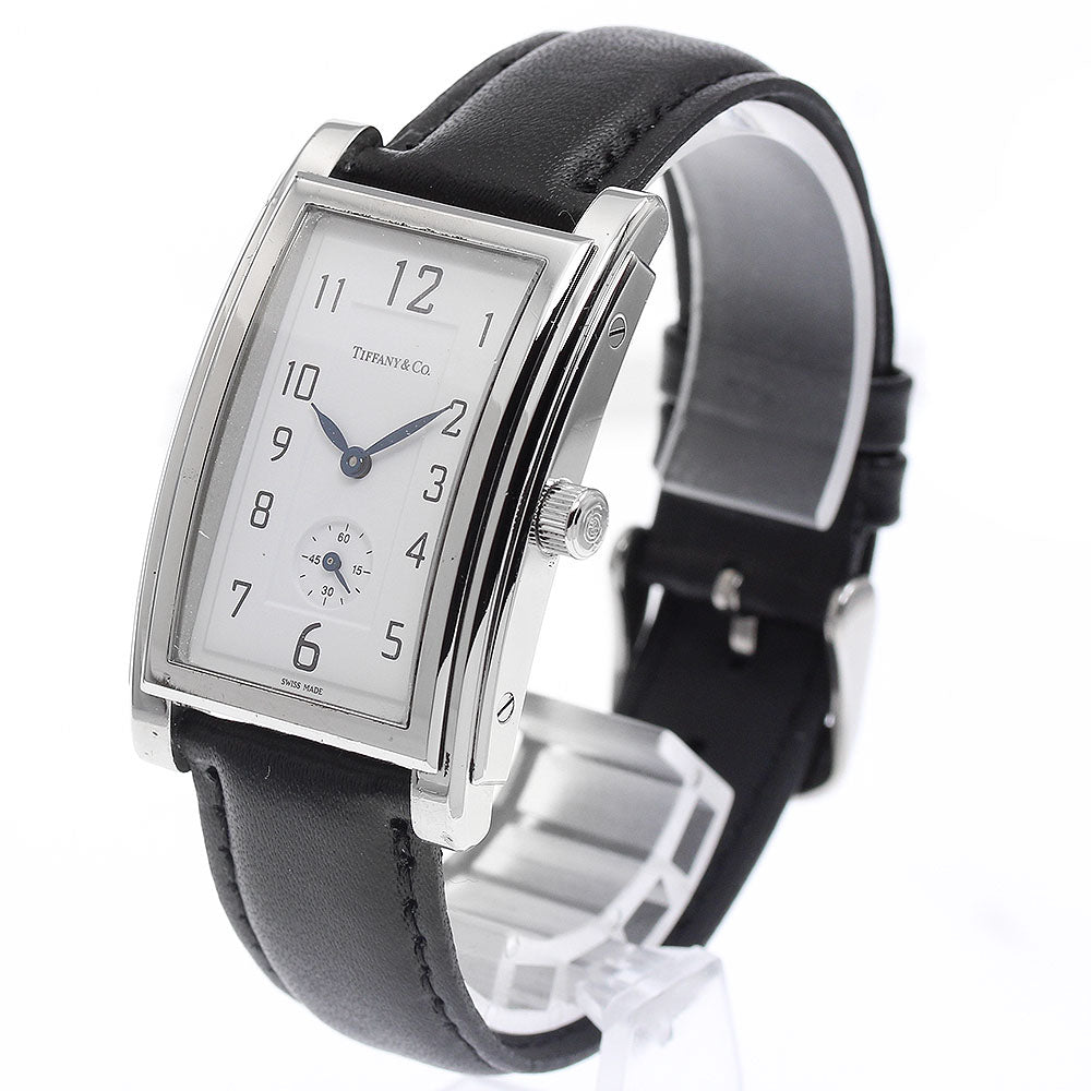 TIFFANY&Co. Ground Small seconds White Dial Quartz Men's Watch_922917