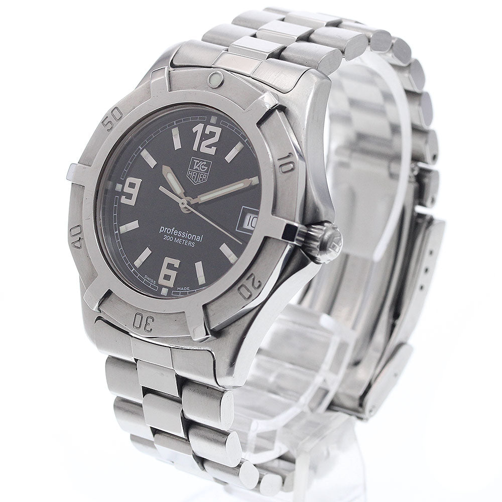 TAG HEUER 2000 Exclusive WN1110 Date Black Dial Quartz Men's Watch_922918