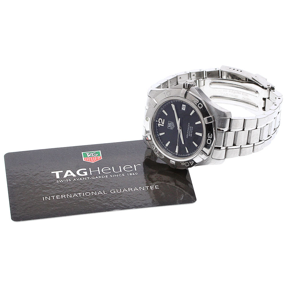 TAG HEUER Aqua racer WAF2110-0 Date black Dial Automatic Men's Watch_922926