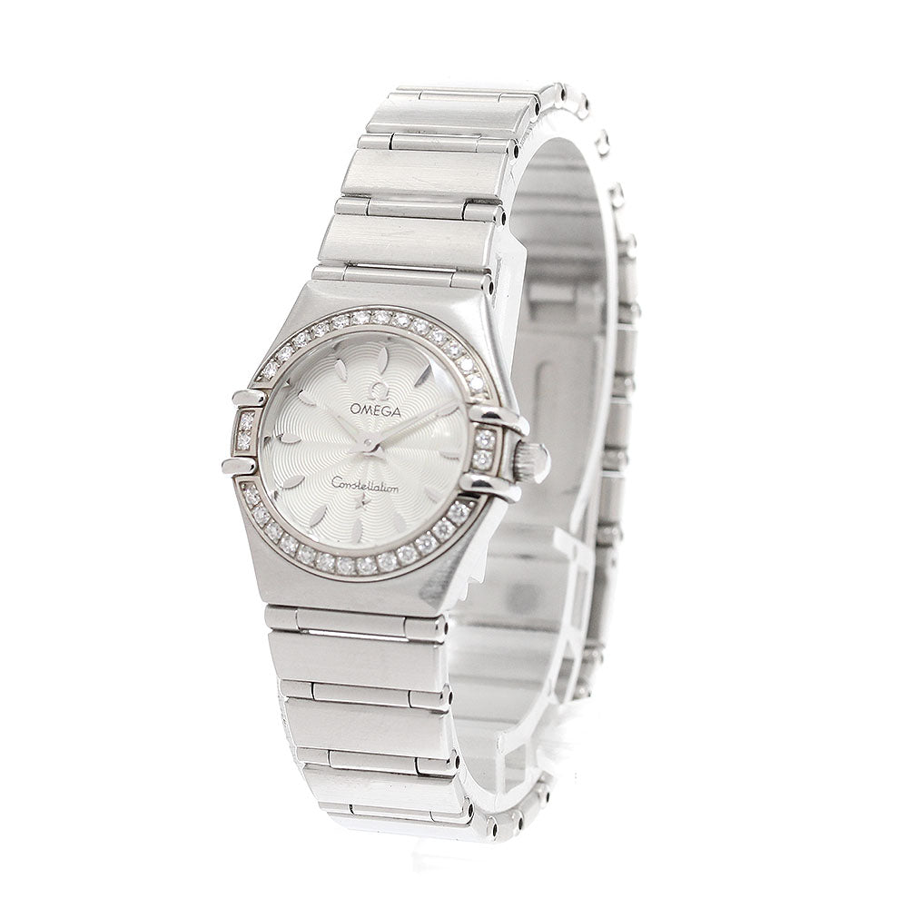 OMEGA Constellation Mini 1466.31 Diamond Bezel Quartz Ladies Watch_922936