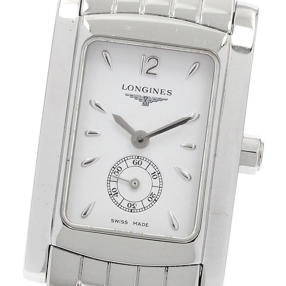 LONGINES Dolcevita L5.155.4 Small seconds white Dial Quartz Ladies Watch_922962