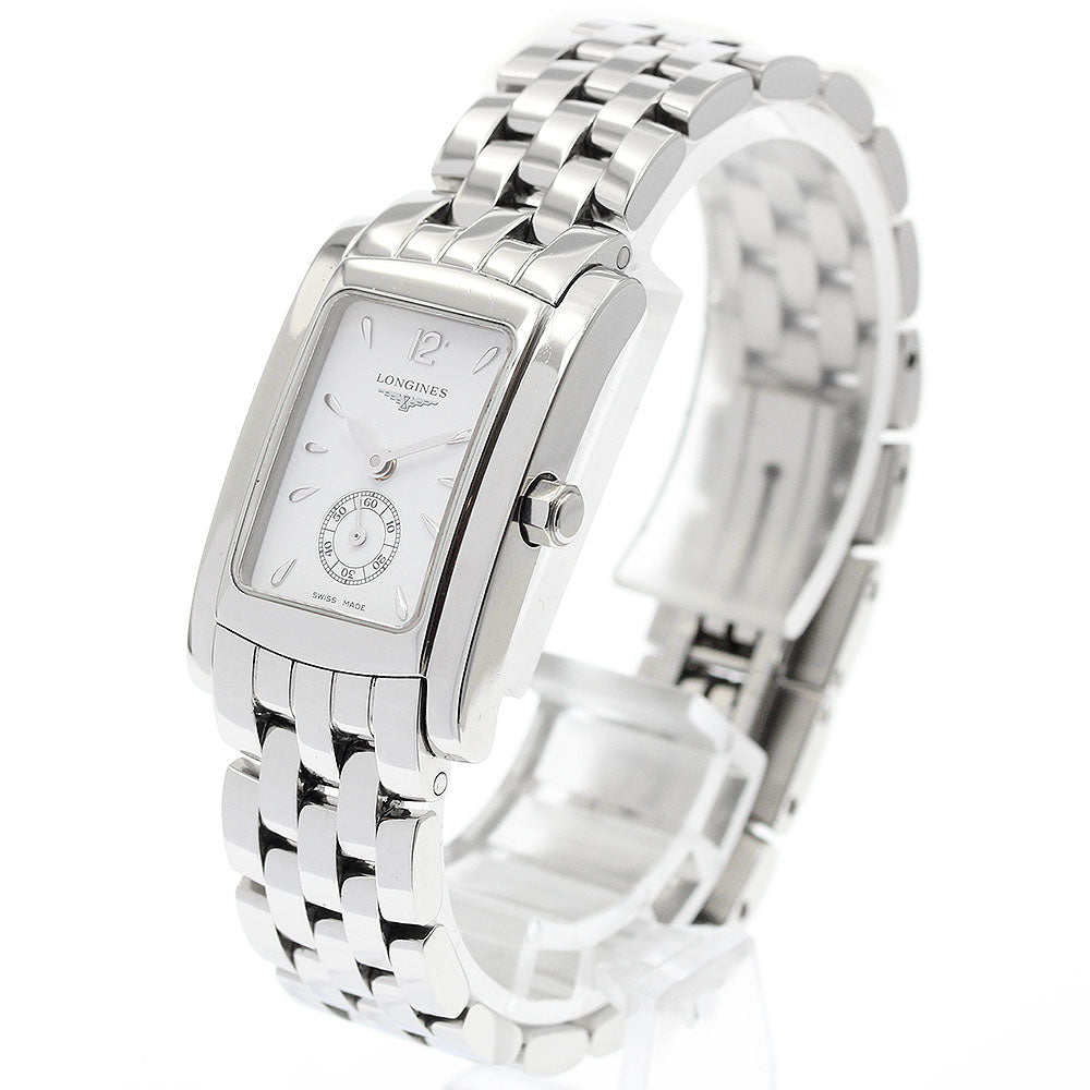 LONGINES Dolcevita L5.155.4 Small seconds white Dial Quartz Ladies Watch_922962
