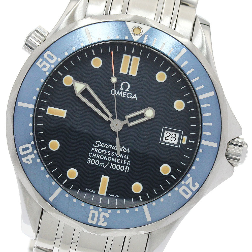 OMEGA Seamaster300 2531.80 Date Navy Dial Automatic Men's Watch_923029