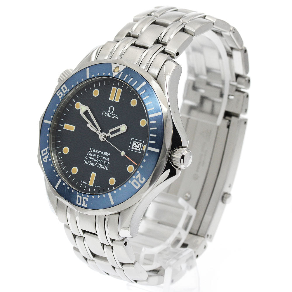 OMEGA Seamaster300 2531.80 Date Navy Dial Automatic Men's Watch_923029