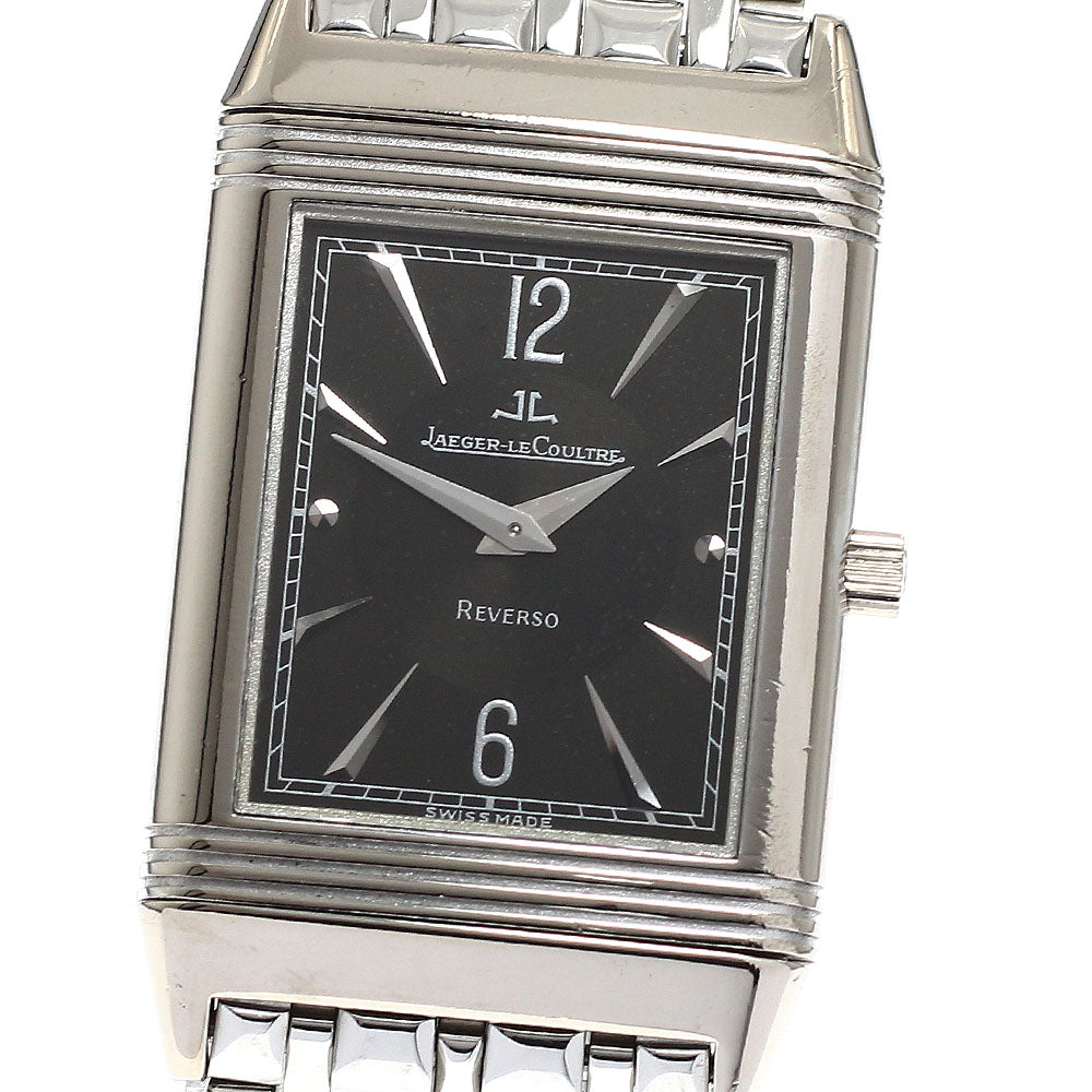 JAEGER-LECOULTRE Reverso 250.3.86 K18WG black Dial Hand Winding Boy's Watch_923067