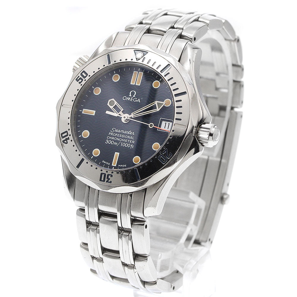 OMEGA Seamaster Diver 300M 2552.80 Date Navy Dial Automatic Boy's Watch_923069
