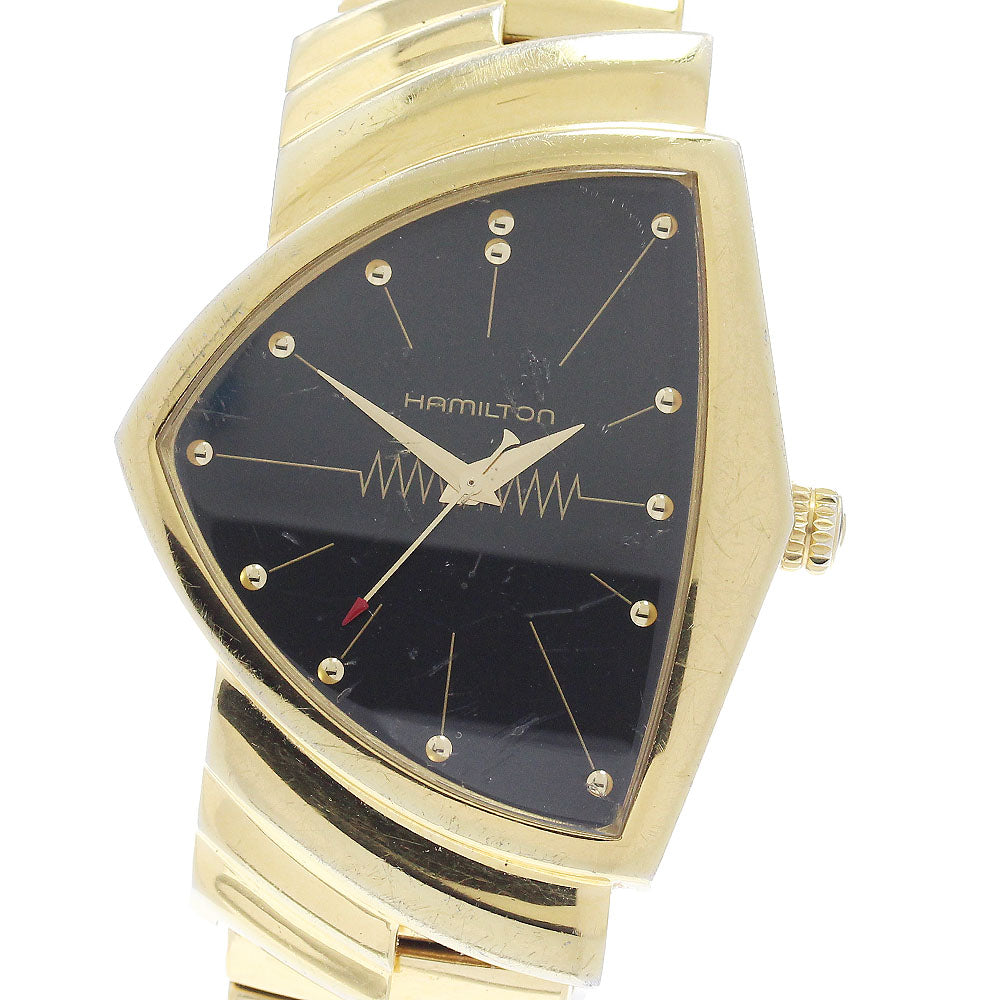 HAMILTON Ventura H243010 black Dial Quartz Men's Watch_923073