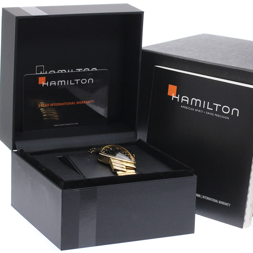 HAMILTON Ventura H243010 black Dial Quartz Men's Watch_923073