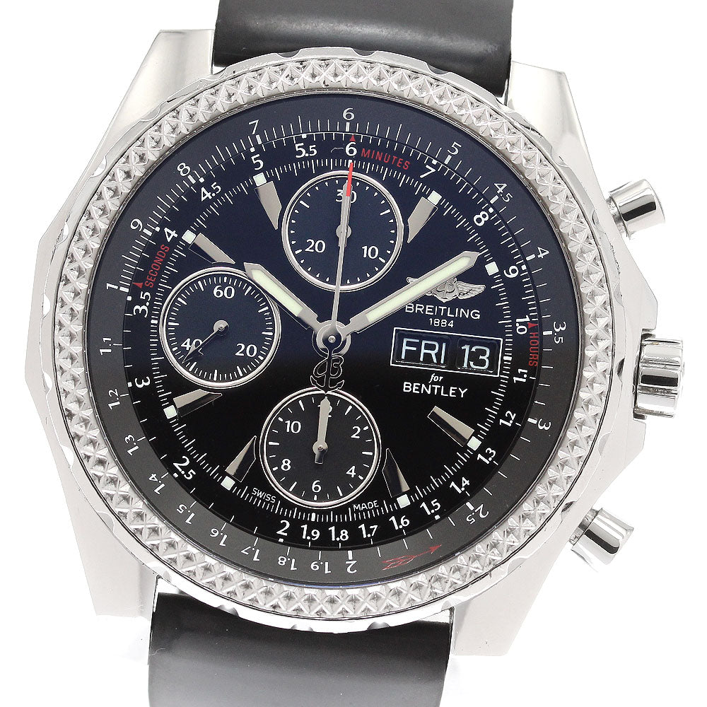 BREITLING Bentley GT A13362 Day-Date black Dial Automatic Men's Watch_923089