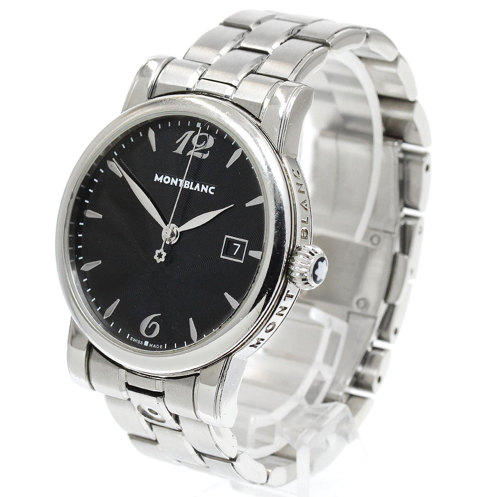MONTBLANC Star Date 105913 Date black Dial Quartz Men's Watch_923137