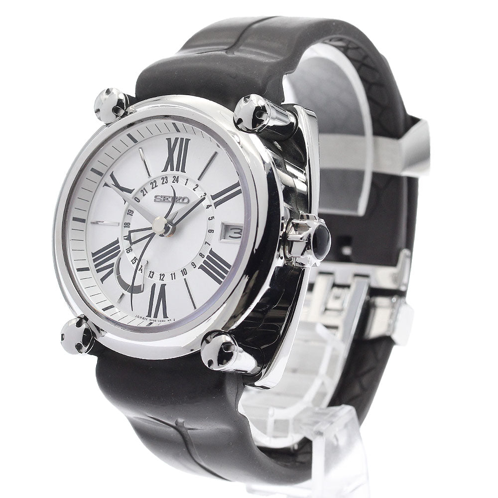 SEIKO Galante Spring Drive SBLA005/5R66-0AC0 GMT power reserve Silver Dial Spring drive Men's Watch_923140