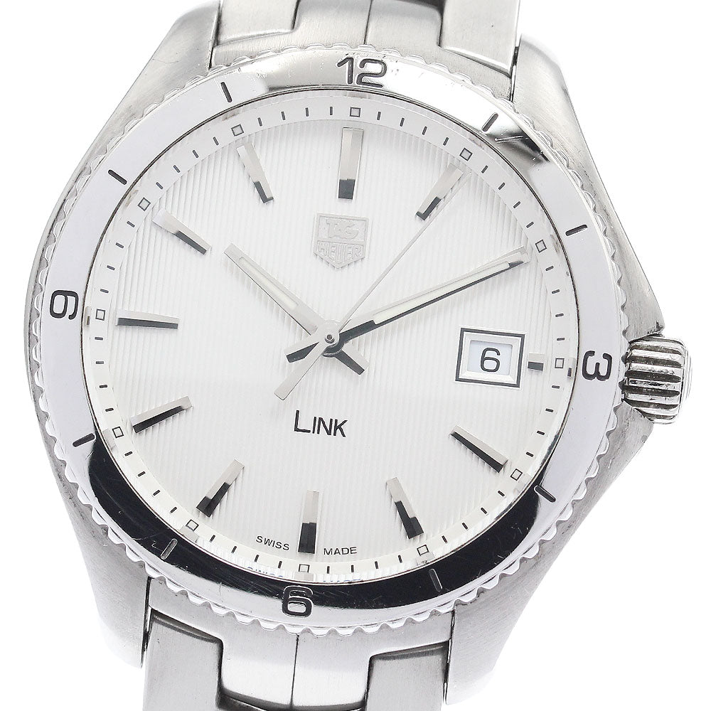 TAG HEUER Link WAT1111 Date Silver Dial Quartz Men's Watch_923149