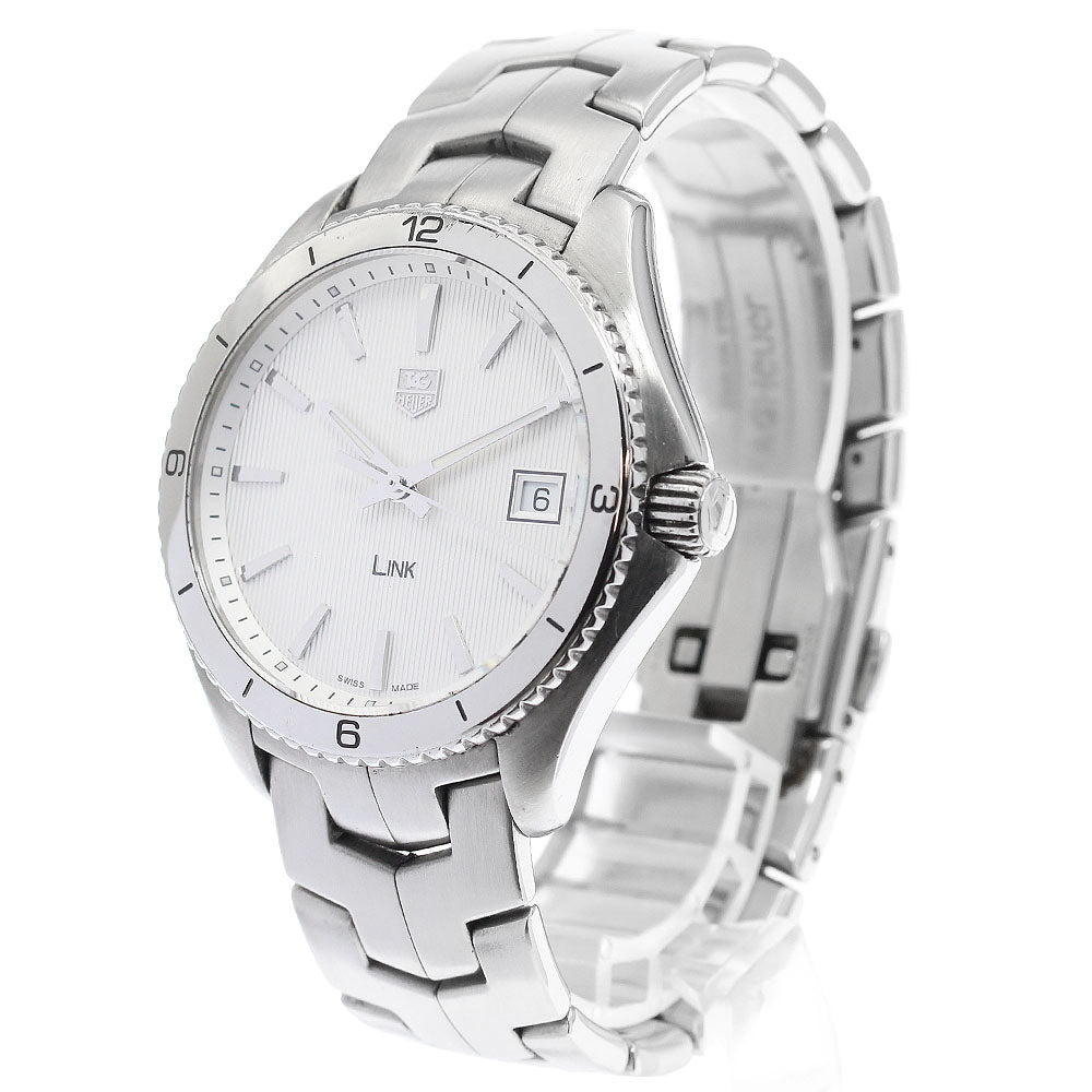 TAG HEUER Link WAT1111 Date Silver Dial Quartz Men's Watch_923149