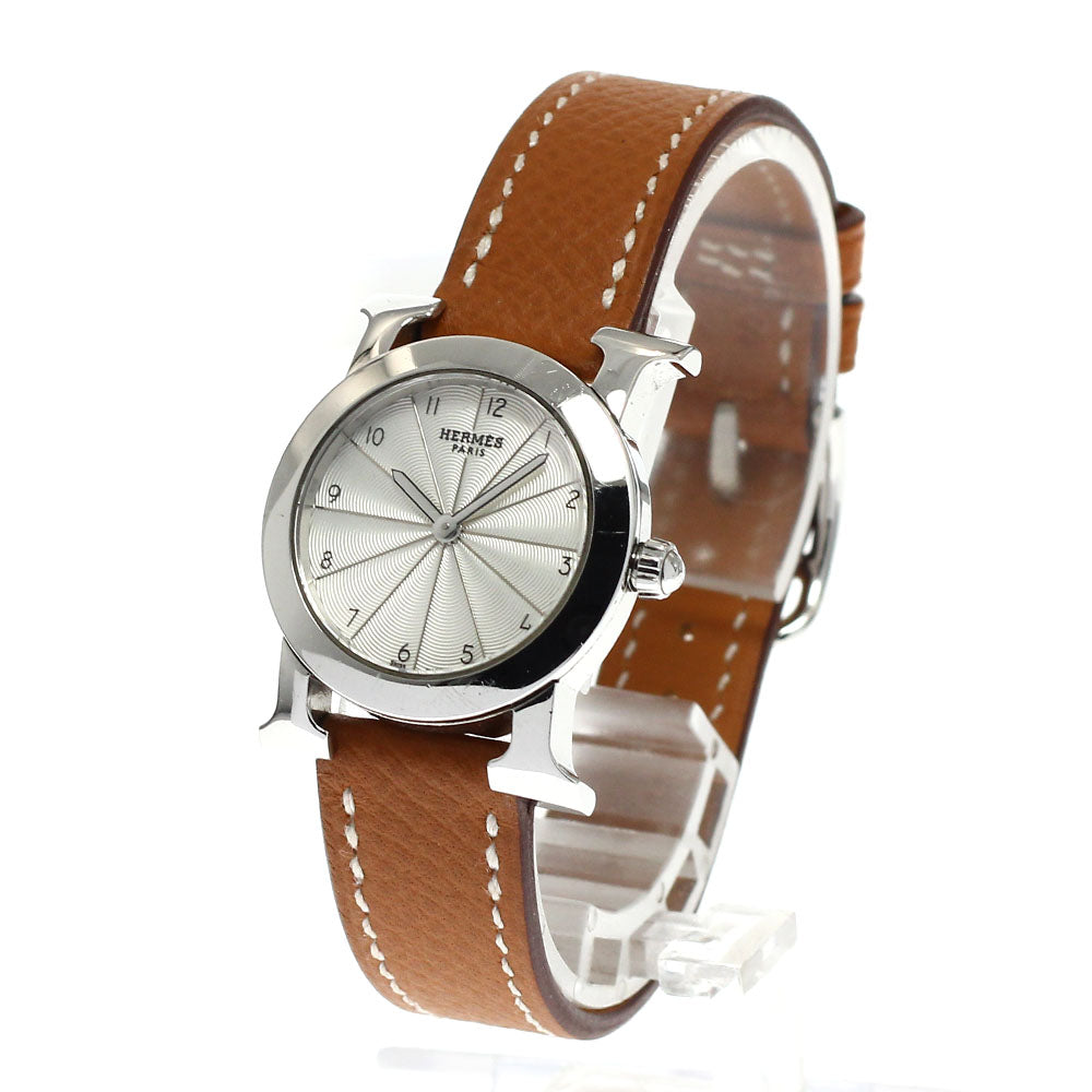 HERMES H watch Rondo HR1.210 Silver Dial Quartz Ladies Watch_923150