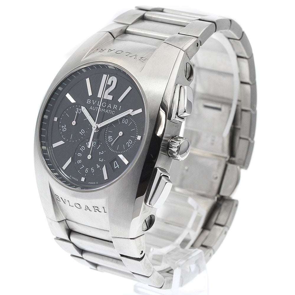 BVLGARI Elgon EG40SCH Chronograph black Dial Automatic Men's Watch_923181