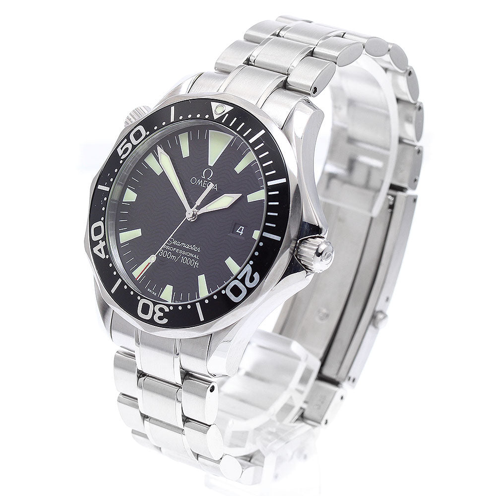 OMEGA Seamaster300 2264.50 Date black Dial Quartz Men's Watch_923183