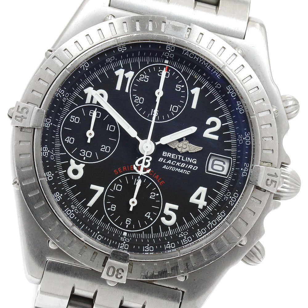 BREITLING Chronomat Blackbird A13350 Date black Dial Automatic Men's Watch_923187