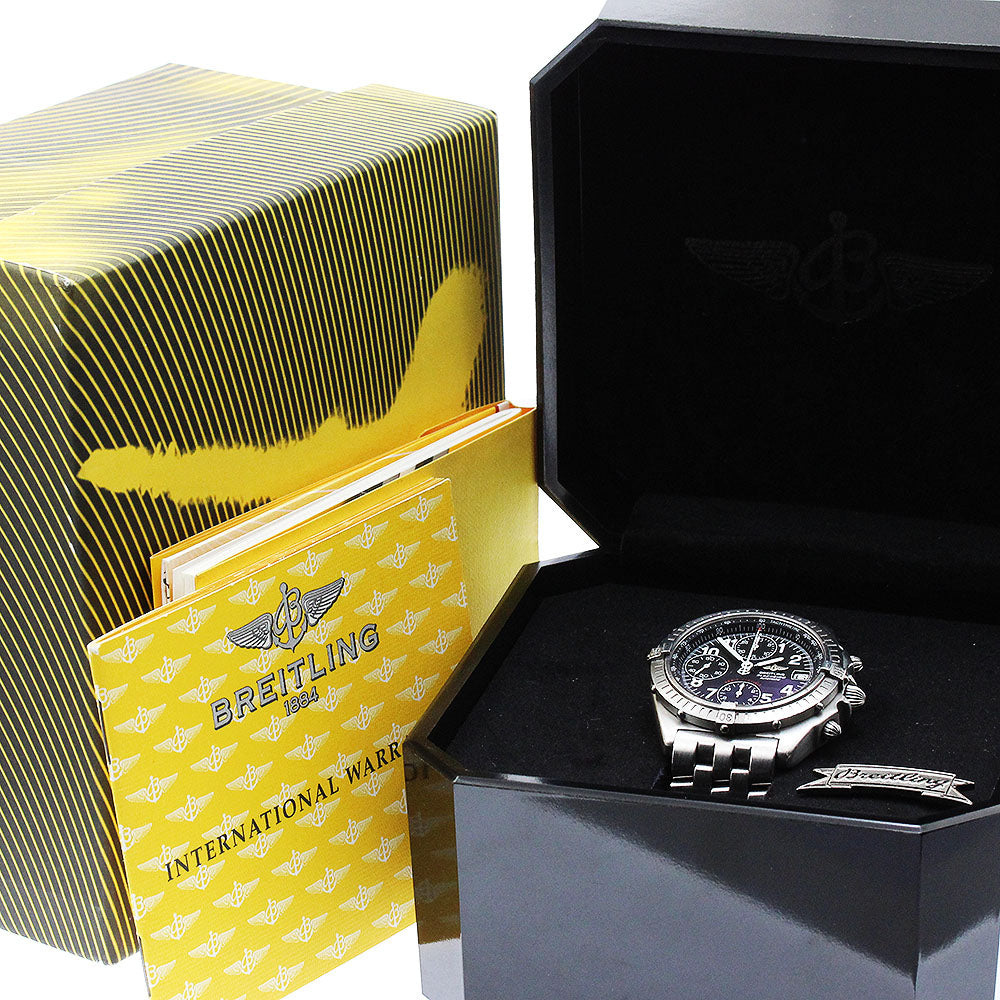 BREITLING Chronomat Blackbird A13350 Date black Dial Automatic Men's Watch_923187