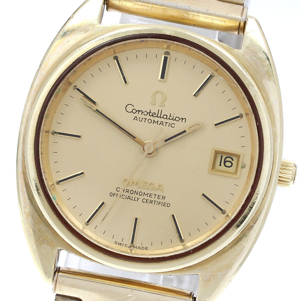 OMEGA Constellation CD168.0056 cal.1011 Date gold Dial Automatic Men's_923280