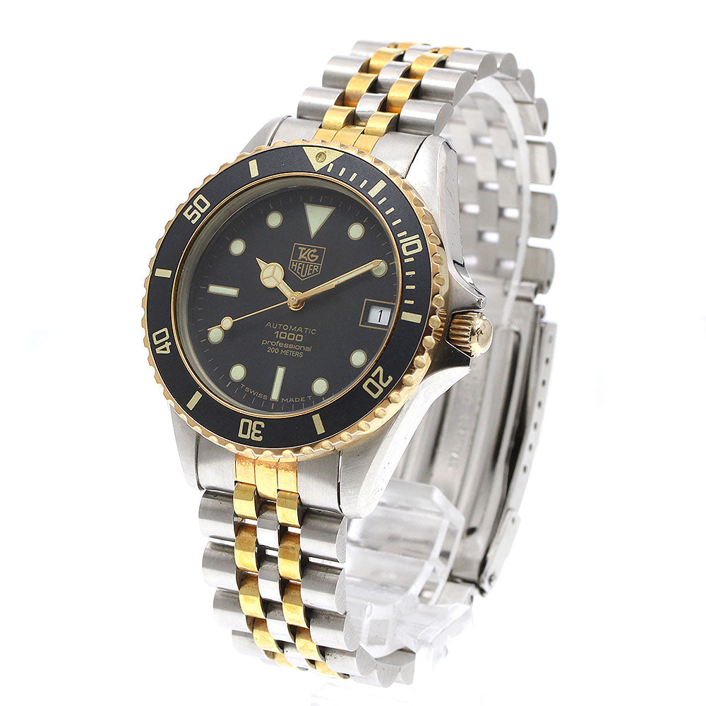 TAG HEUER 1000 Professional 180.020 Date black Dial Automatic Men's Watch_923282