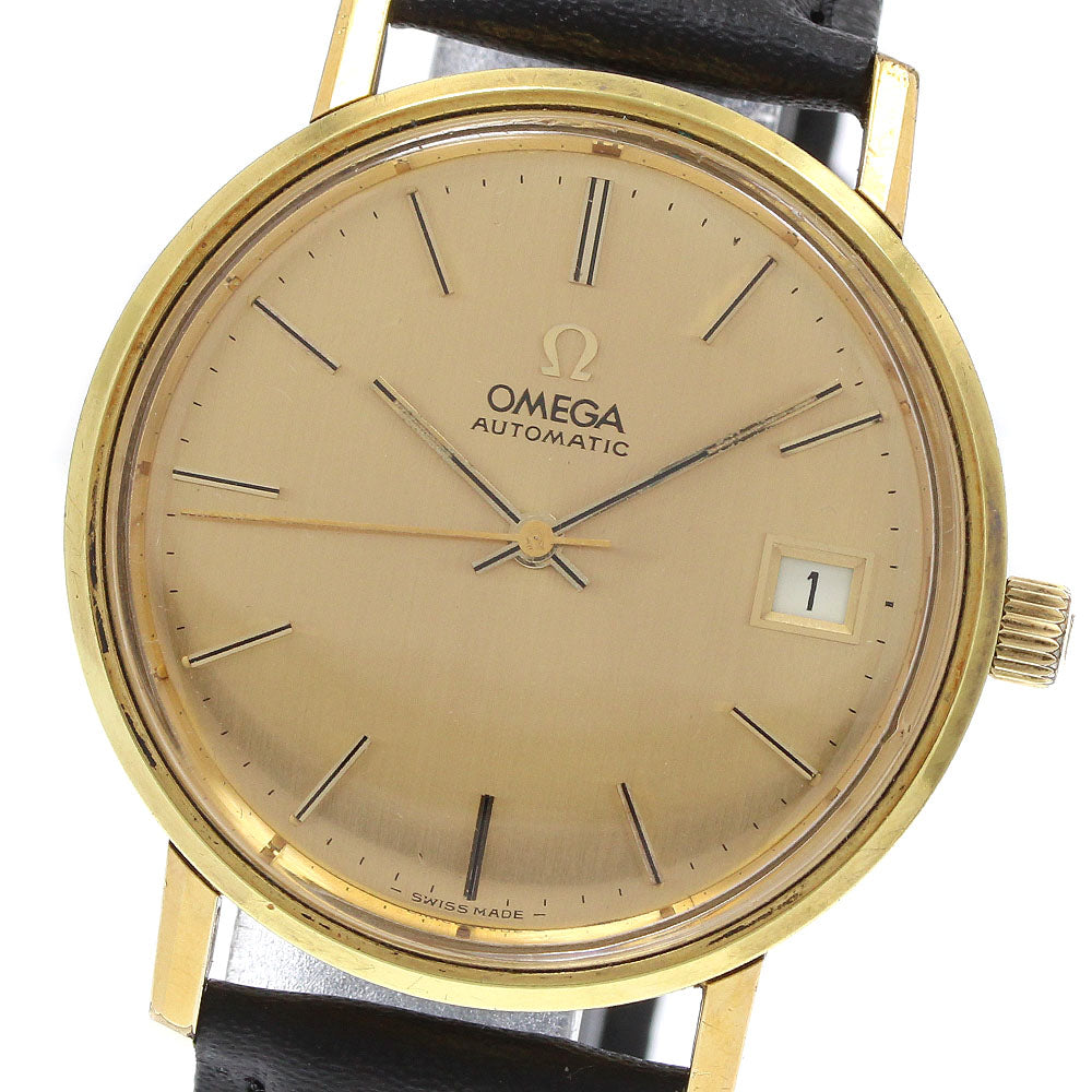 OMEGA Geneve 166.0202 Date Cal.1012 gold Dial Automatic Men's Watch_923293