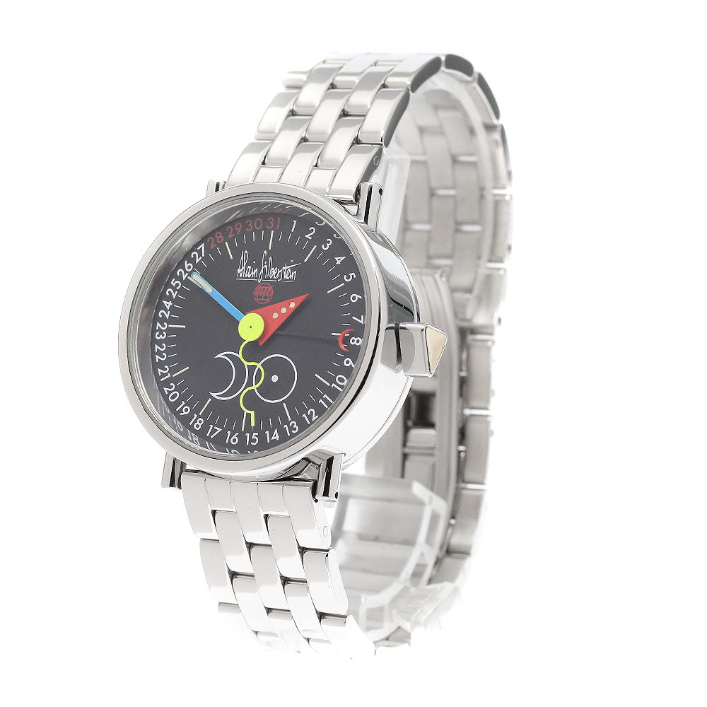 Alain Silberstein Perpetual calendar black Dial Automatic Men's Watch_923323