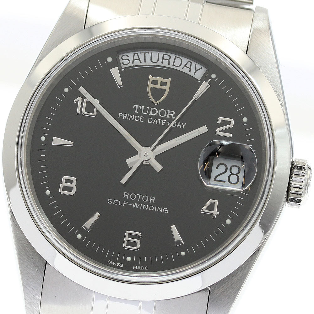 TUDOR Prince Date Day 76200 black Dial Automatic Men's Watch_923335