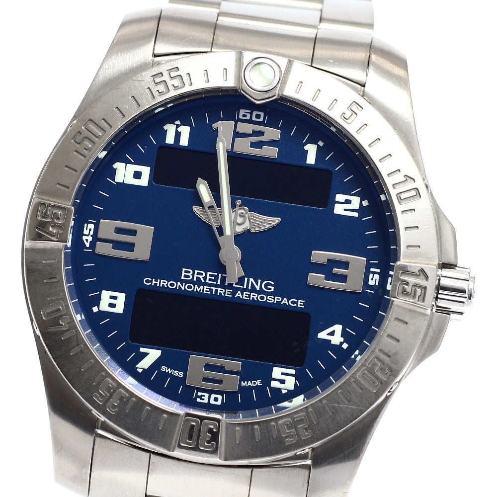 BREITLING Aerospace Evo E79363 Navy Dial Quartz Men's Watch_923338