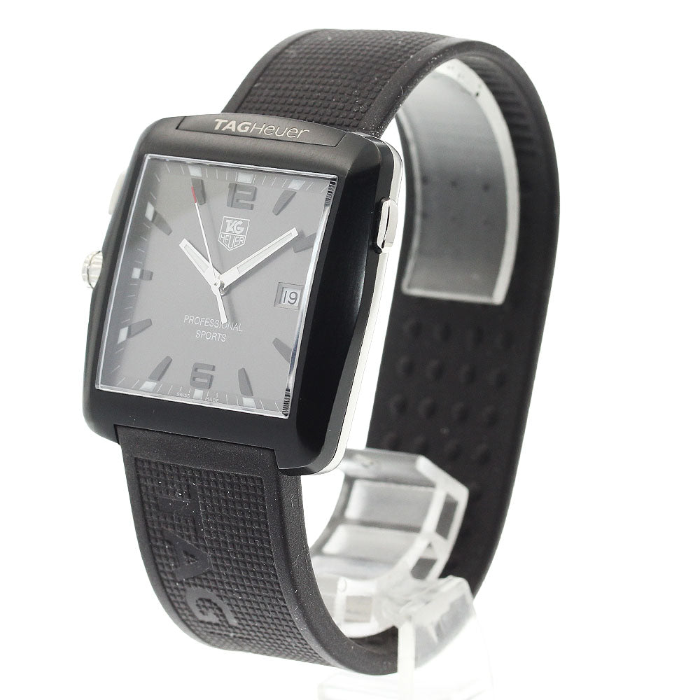 TAG HEUER Professional sports WAE1113 Date gray Dial Quartz Men's Watch_923340