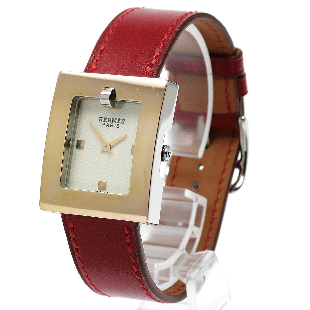 HERMES Belt watch BE1.220 □ D marking beige Dial Quartz Ladies Watch_923347