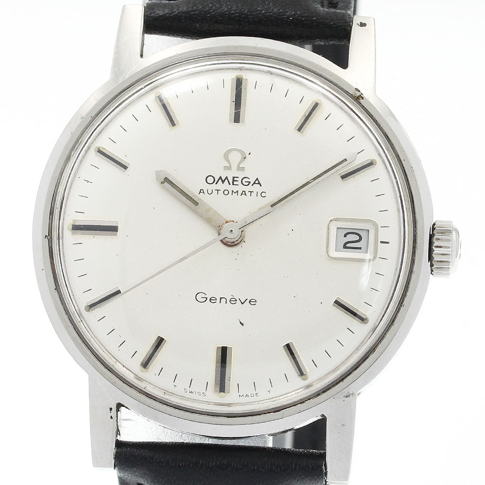 OMEGA Geneve 166.070 Cal.565 Date Silver Dial Automatic Men's Watch_923355