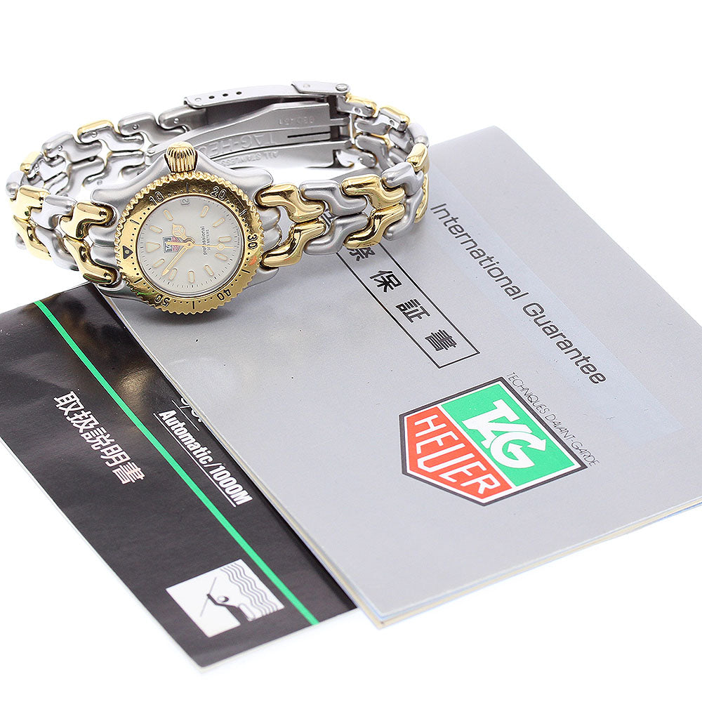 TAG HEUER S/el S95.708 Date beige Dial Quartz Ladies Watch_923359