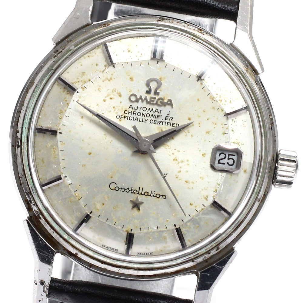 OMEGA Constellation 168.005 SC Date 12-sided Cal.564 Silver Dial Automatic Men's Watch_923391