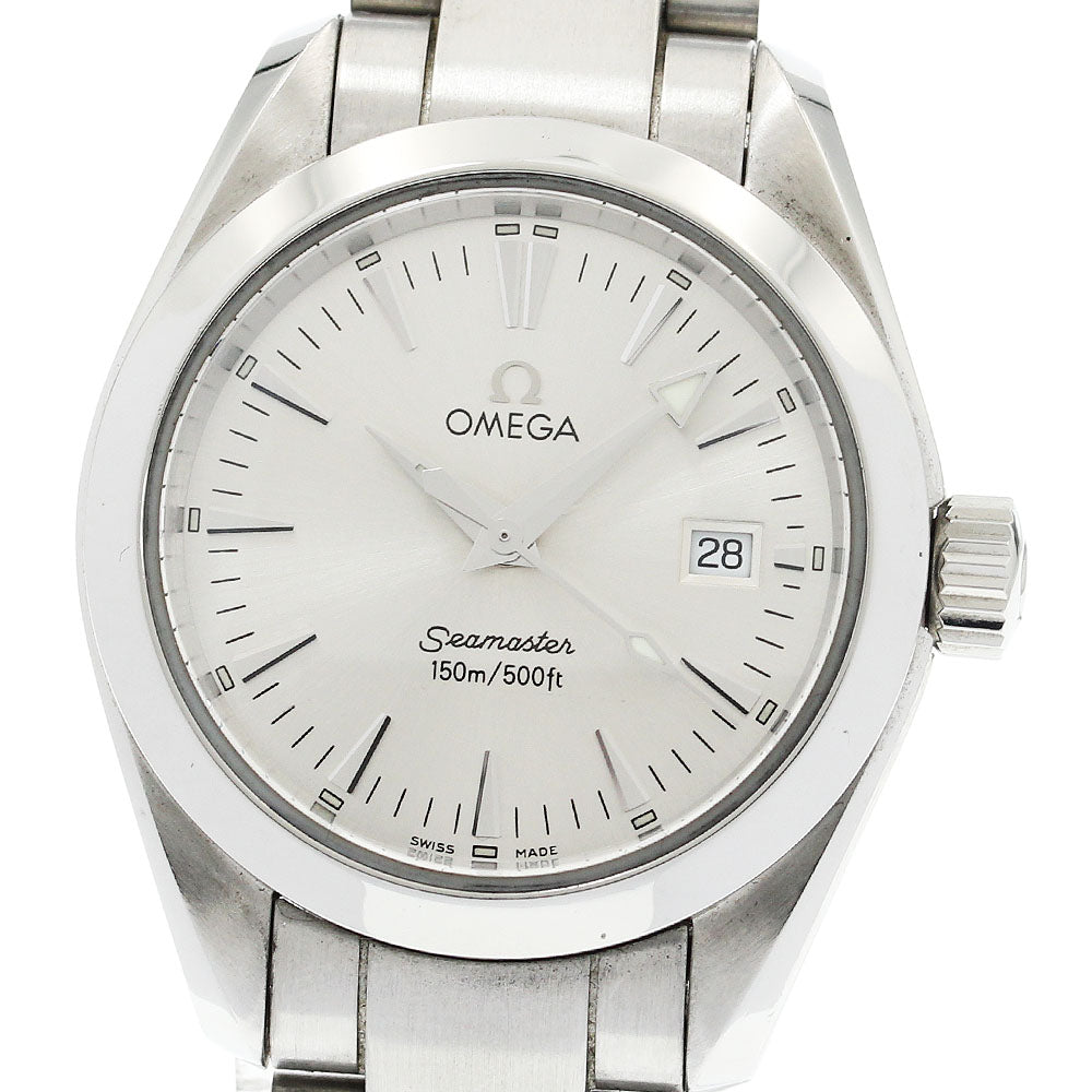 OMEGA Seamaster Aqua Terra 2577.30 Date Silver Dial Quartz Ladies Watch_923395