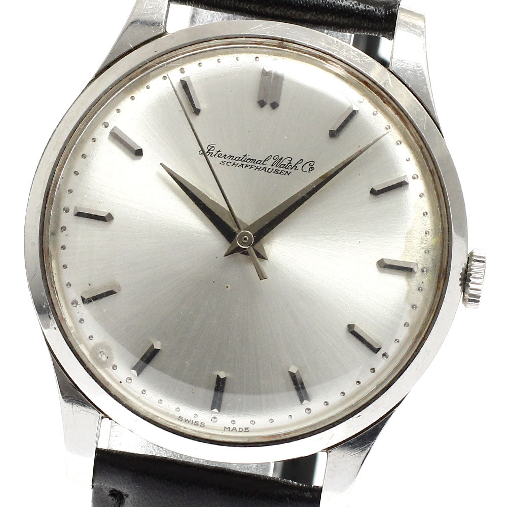 IWC SCHAFFHAUSEN cal.89 vintage Silver Dial Hand Winding Men's Watch_923409
