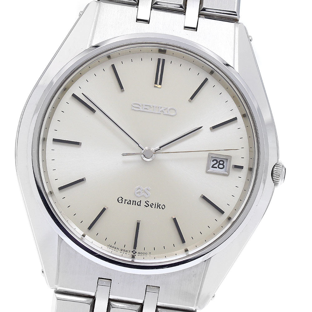 SEIKO Grand Seiko SBGS003/9587-8000 Date Silver Dial Quartz Men's Watch_923430