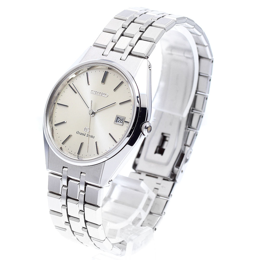 SEIKO Grand Seiko SBGS003/9587-8000 Date Silver Dial Quartz Men's Watch_923430