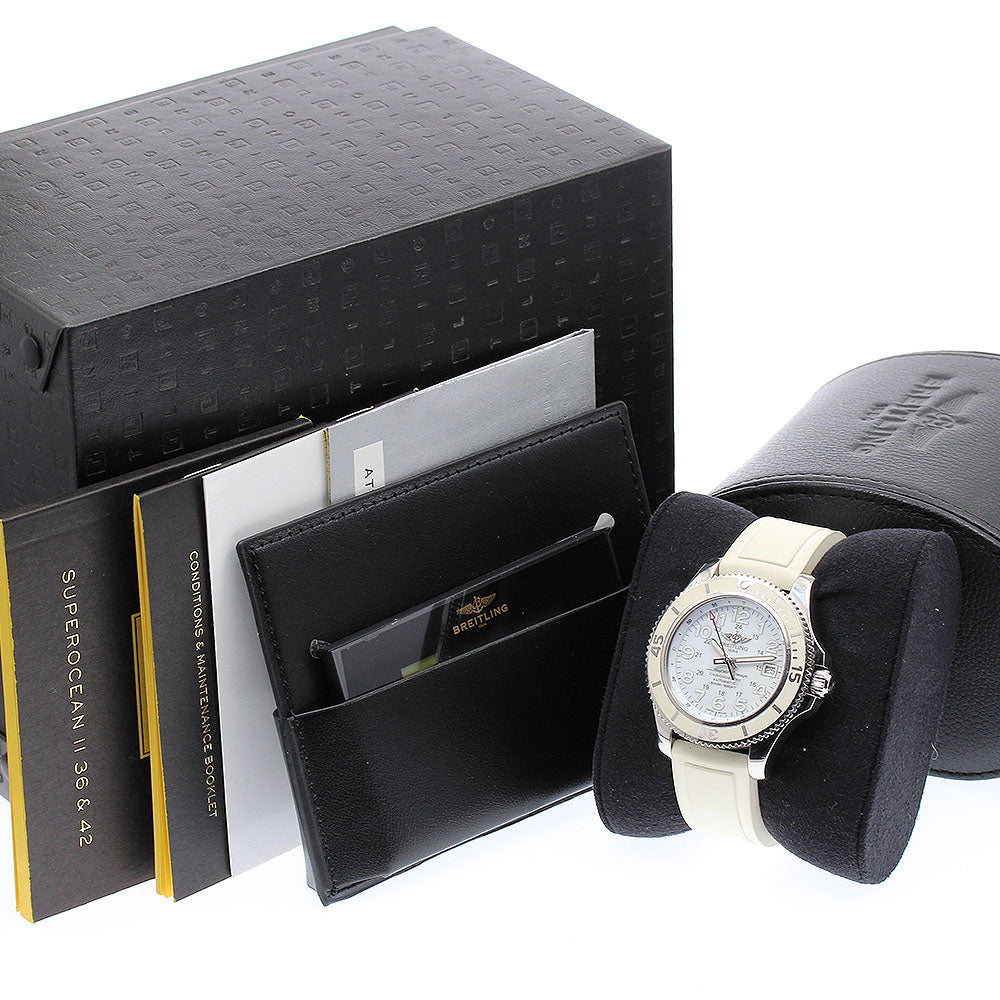 BREITLING Super Ocean II 42 A17365 Date white Dial Automatic Men's Watch_923431