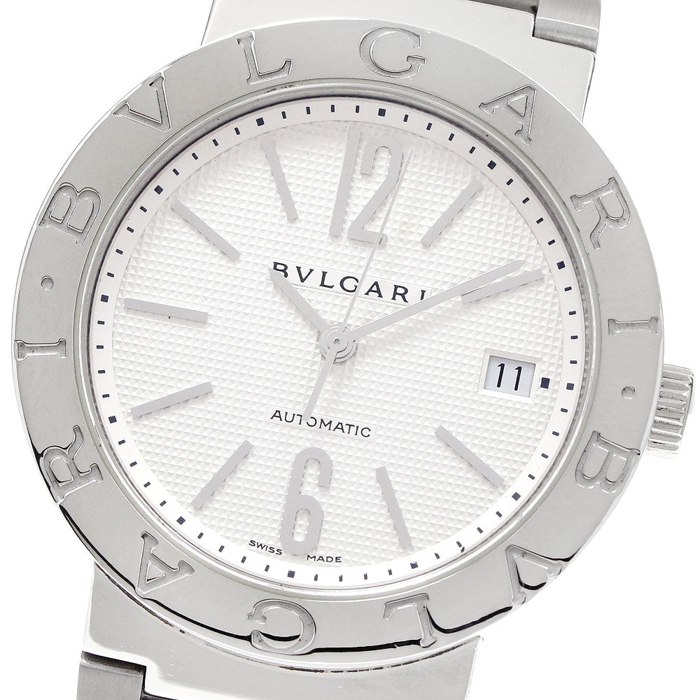 BVLGARI BVLGARIBVLGARI BB38SS Date Silver Dial Automatic Men's Watch_923435